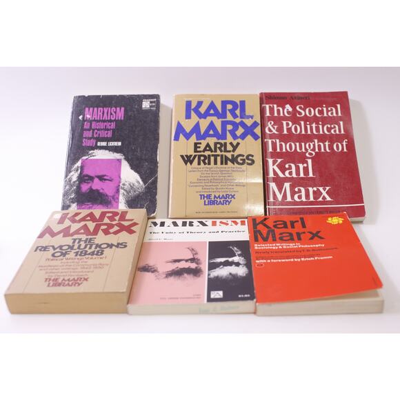 Karl Marx Book Lot Paperback Marxism Politics Vintage ~ 260112-WH 897